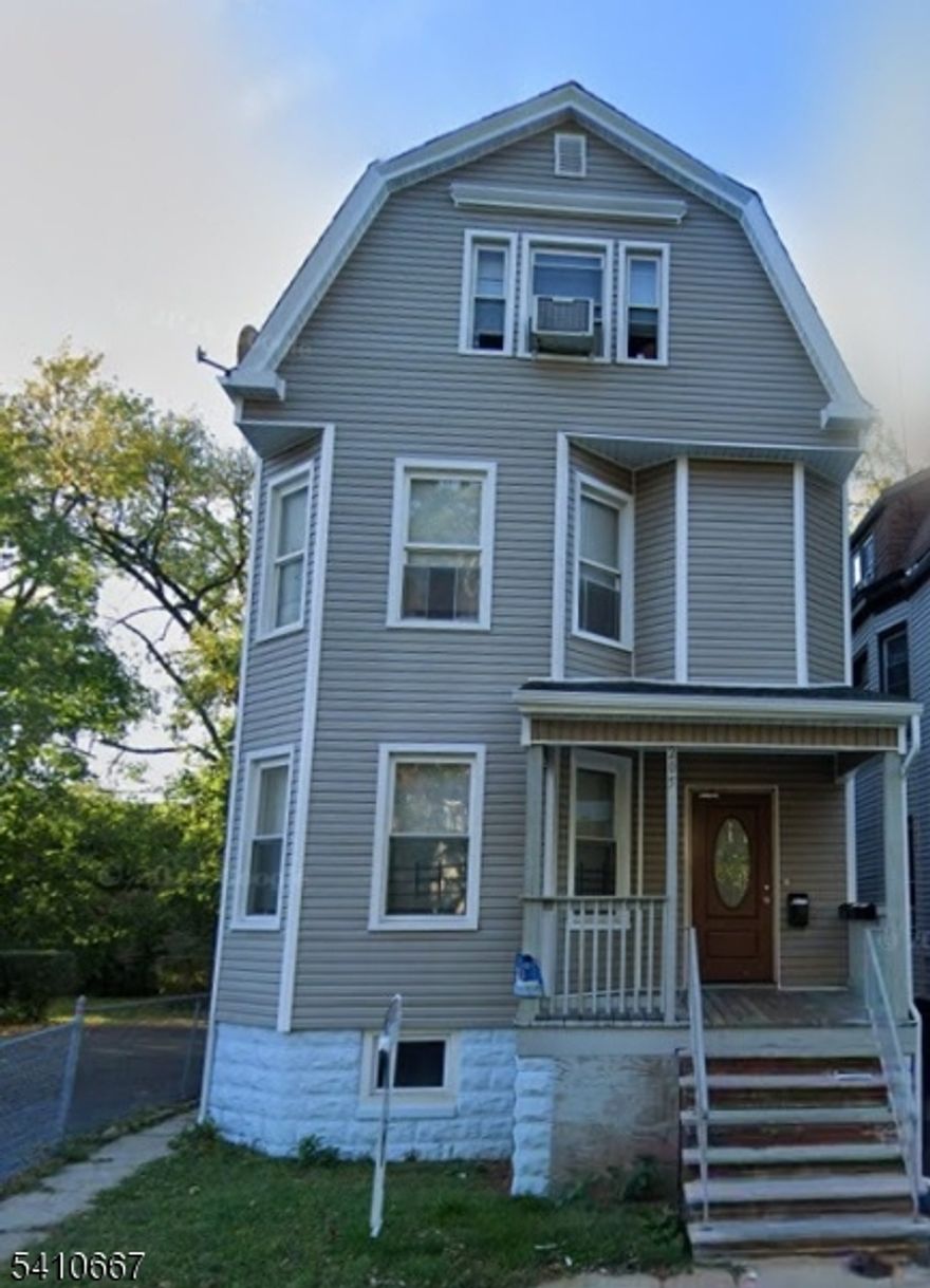 Live in this this recently updated 3-bedroom apartment located on the 1st floor of a very well-maintained 3-unit home in the heart of East Orange.  This spacious home has a lot of natural lighting and a very inviting layout with separate dining/living rooms.  The unit has a stand-up shower giving us an organic modern vibe.  Walkable to many local amenities such as public transportation, shopping and parks.  This location is ideal for commuters and anyone seeking easy access to train or buses.