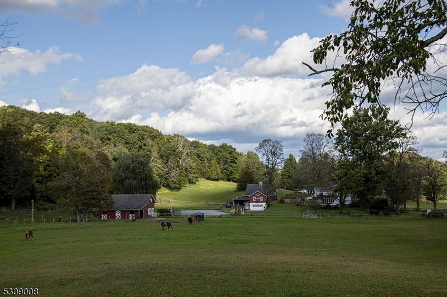 This beautiful equestrian and sheep farm is located just 50 miles from NYC. The property offers 117.32 acres with a 4 bedroom farmhouse loaded with character and old-world charm, a 3 bedroom guest house recently renovated with proven rental income, and 50 feet of lake frontage on lake Aeroflex with a fishing cabin and dock. The farm features 2 barns with 5 stalls each, tack rooms, feed rooms, hay lofts, and lambing pens. Covered utility and equipment garages, 3 car tandem garage, chicken coop, 4 pastures, pond, and brook.  All this, surrounded by State land. For the equestrians, rail-trails are accessible from this property. For the fishing enthusiasts, Lake Aeroflex is stocked with land-locked salmon and trout. Sale includes three lots; block 129 lot 4.01, block 129 lot 4.02 & Block 130 lot 1. Plus a 1 acre buildable lot. Property is under farmland preservation and farmland assessment. Not Sub-dividable and must be sold together. NOTE: NOT IN A FLOOD ZONE certificate attached