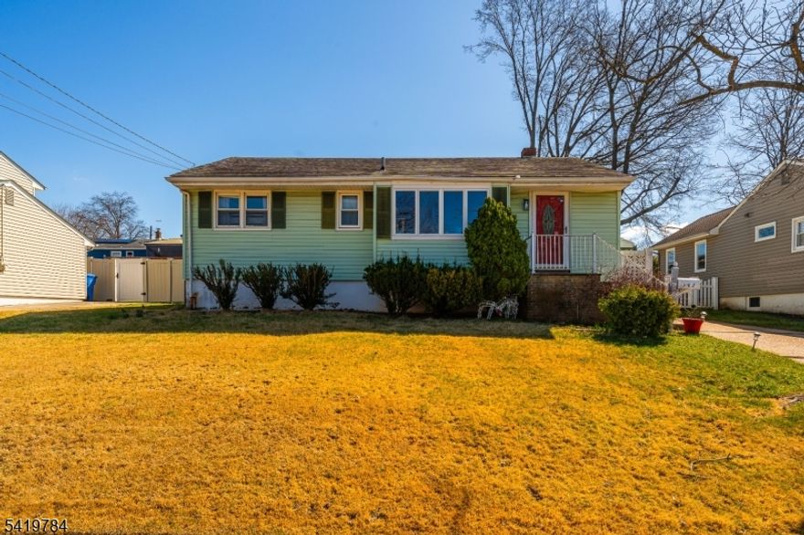 This charming ranch-style home offers the perfect blend of comfort and modern updates. Featuring 3 bedrooms and 1 fully renovated bathroom, this move-in-ready gem is ideal for first-time buyers, downsizers, or anyone looking for easy one-level living. Step inside and enjoy a bright, open concept layout that seamlessly connects the living and dining areas. The renovated kitchen boasts modern finishes and plenty of space to cook and gather. Outside, you'll find a private driveway and garage, offering ample parking and storage. All of this in a quiet, established neighborhood with quick access to major highways, shopping, dining, and top commuter routes putting all of NJ and NYC within easy reach.