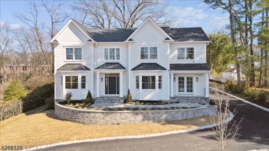 Presenting a newly constructed residence boasting seven bedrooms and six full baths, meticulously crafted for your enjoyment. The first floor is tailored for entertaining, featuring a conveniently placed butler's pantry with a beverage center, an expansive kitchen island adorned with custom quartz countertops, a warming drawer, high-end appliances, and custom inset cabinets. Additionally, the first floor encompasses a versatile bedroom/home office, a full bath, a mudroom with shiplap accent walls, a spacious dining room, a living room, and a generously sized family room accentuated by a gas fireplace. Oversized sliding doors flood the space with natural light and offer views of the rear yard, ideal for envisioning the potential for a pool. On the second floor, discover five bedrooms, four full baths, ample closet space, and an unfinished third level. Descend to the lower level to find a fabulous great room, another bedroom and full bath, as well as a gym/wellness room. The exterior boasts Hardie siding, Anderson 400S windows, a three-car garage, a full house generator, and a patio perfect for outdoor dining.All room sizes are approximate. All levels of living space is approx 5850 sq ft.