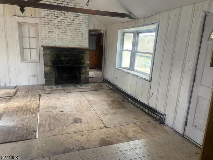 Diamond in the rough sold "as-is where is" subject to buyer's inspections. (Note power is OFF.) Buyer responsible for all municipal permits including NJ WELL WATER test and Smoke/Fire CO permit. Bring flashlights and your imagination for DAYTIME showings ONLY!!! ALL. BOM due BUYER COULD NOT perform.