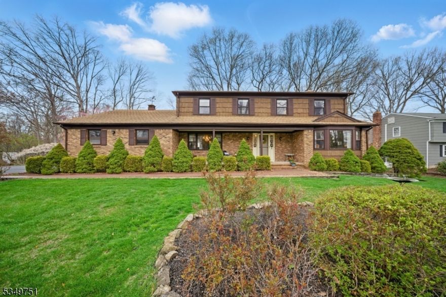 This one truly has it all comfort, space, and unbeatable convenience.  Nestled in a quiet cul-de-sac, this beautiful Colonial offers the perfect blend of charm and function. Upstairs, you'll find 4 generously sized bedrooms, including a spacious primary suite with a walk-in closet, dedicated vanity space, and en suite bath. All rooms feature hardwood floors throughout.Downstairs boasts a bright living room with French doors, an oversized family room with a cozy wood-burning fireplace, formal dining room, and an eat-in kitchen with Thermador appliances and sliders leading to a massive deck perfect for entertaining. The base for a hot tub is already in place! The home also includes a finished basement, central vacuum, water softener and 2020 hot water heater. Located just 3 miles from downtown Morristown, in sought-after Hanover Township enjoy top-rated schools, low property taxes, and a quick NYC commute. This home checks every box! **Per Sellers: Highest & Best by Thursday April 24th by 5 pm.