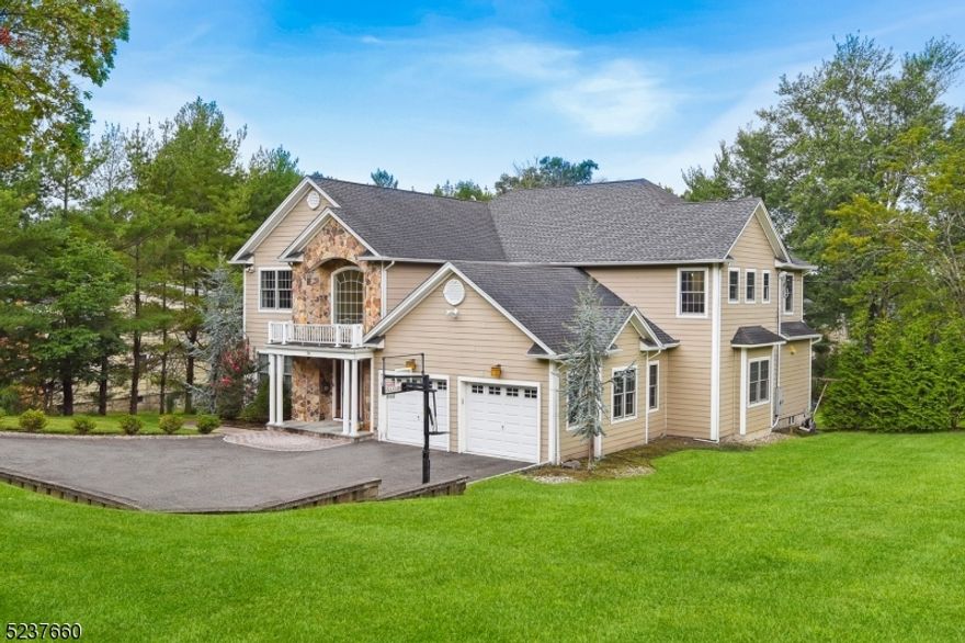 When a move in condition beautiful interior, lovely setting and prime location top your wish list, look no further than this all Custom Colonial, featuring 5732 sq ft of great living space, resting on over a half acre of lush property and located in Livingston's Prime Riker Hill section. This just like new home was built in 2011  .  Featuring 6 bedrooms, 5.1 baths, including recently updated walk-out lower level including a family room, bedroom #6, full bath, office and exercise room. The 1st floor features direct access to garage, Great Room opening onto Gourmet Kitchen, formal Dining room, Library/Den, En-suite Guest Bedroom, and Mud room and Powder room with sliders to rear deck. The 2nd level features 4 bedrooms including luxurious Primary bedroom and spa like Primary bath, all customized closets, 3 full baths and laundry room.  Enjoy the Best of everything in this beautifully designed and well cared for home. Conveniently located near shopping, school, houses of Worship and recreation. Fireplace, chimney and flues in AS is Condition .