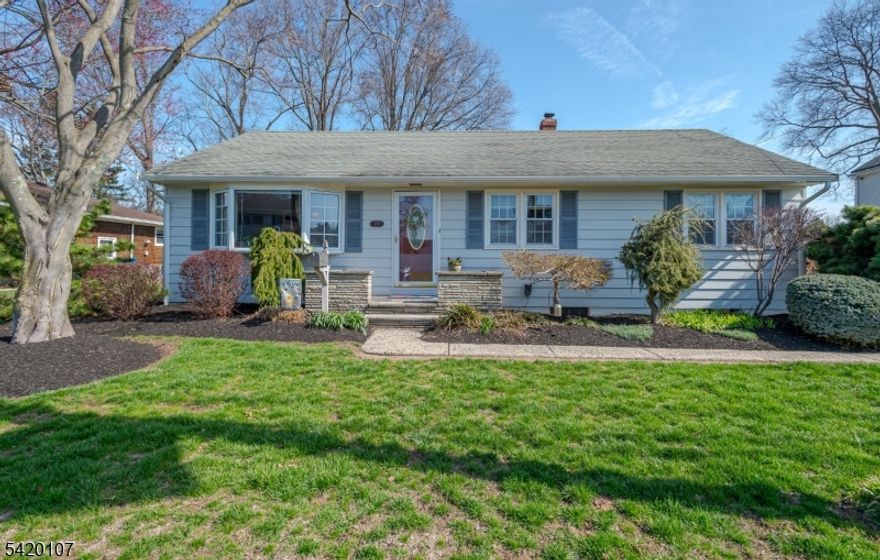 Welcome Home to this Immaculate Ranch located in Desirable Beechwood Heights.  Beautiful Eat in Kitchen with Granite counters and Newer Appliances.  Spacious Living room with Bright & Sunny Picture Window. Gleaming Hardwood floors throughout. Cedar Closets. Partially Finished Basement with Rec Room, Office & Full Bath ("as is"). Basement also offers Large Storage Area/Workshop. Newer Washer/Dryer.  New Front Door. Home Exterior recently painted. Sit on your Deck and enjoy the Fully Fenced in Parklike Yard.  This Home is in Truly Move in Condition.  See it today.  Conveniently Located near Schools, Shopping, Highways, Train, Theatres, Restaurants.