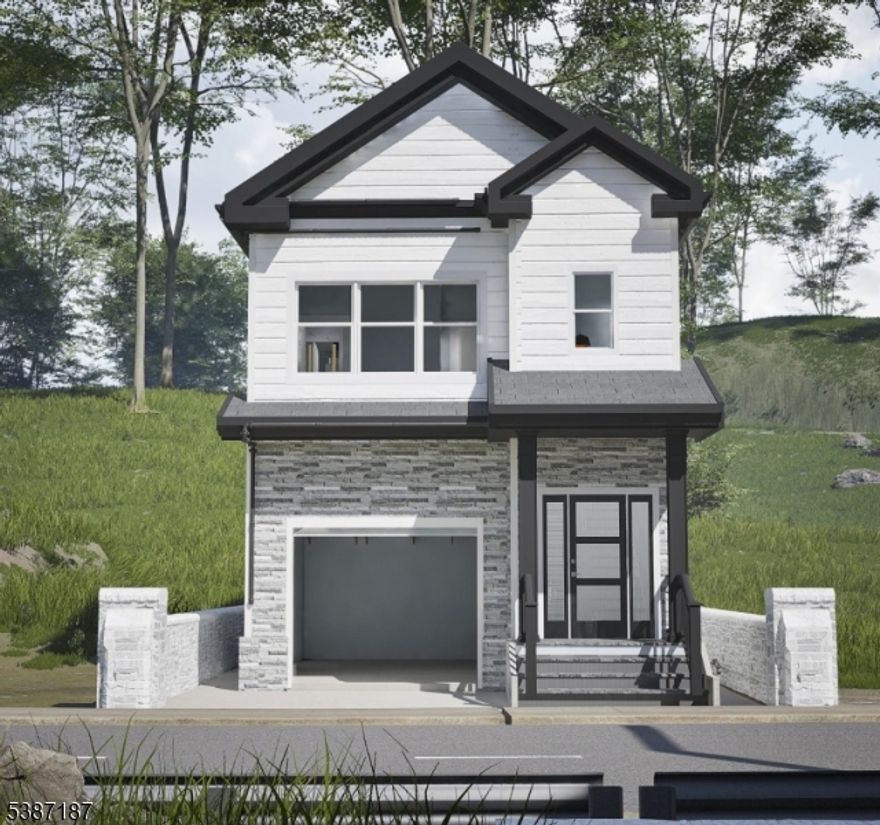 UNDER CONSTRUCTION " Welcome to 409 John St, a stunning new construction Colonial offering approximately 2,489 sq ft of living space in a prime Plainfield location. This 4 bedroom, 4 bathroom residence blends timeless design with modern luxury and high end finishes. The grand foyer introduces the main level, highlighted by soaring ceilings, a formal living room, an elegant dining room, private office,  full bathroom, and attached garage. The designer kitchen features custom cabinetry, high end countertops, premium appliances, a large center island, and sliding doors to a backyard patio perfect for indoor or outdoor entertaining. Upstairs, the primary suite boasts tray ceilings, two walk in closets, and a spa-inspired bath tub, dual vanities, and shower. Three additional bedrooms, with en-suite bathrooms and convenient laundry. Additional highlights include proximity to top rated schools, shopping, dining, and NYC transportation, as well as a 10 year builder warranty. This home also qualifies for a 5-year tax abatement and a homebuyer grant (down payment and closing cost assistance available through approved providers). The current photos are renderings for illustration purposes only. Final finishes and layouts may vary. We are looking to secure a buyer prior to the completion of the home.