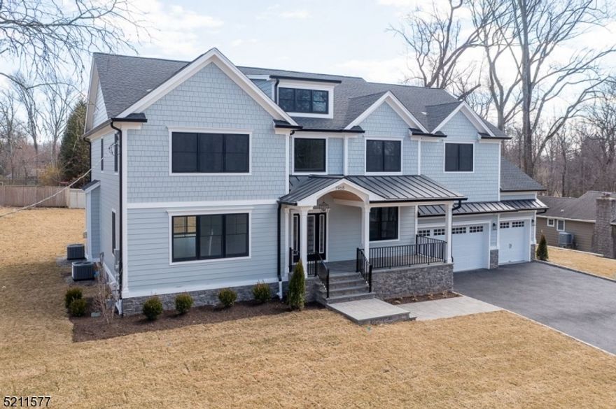 Spectacular 5 bedroom, 4.5 bath situated in the highly desirable parkwood section of Scotch Plains. Thermadoor & Wolf appliances, custom cabinetry, an oversized wood island with quartz countertops, and high end finishes throughout are just some of the breaktaking features in this home. First floor features living room, dining room, family room w coffered ceilings and a 42 inch gas fireplace open to the chef's kitchen with sliders out to the flat professionally landscaped backyard. A generously sized bedroom/office, a full bath, mudroom, and powder room complete the first level. Second level features 4 generous sized bedrooms, a walk in laundry room, and 3 full baths. Primary suite with white beams and shiplap features a walk in custom closet, a bathroom with an oversized shower, double vanity with quartz countertops, a freestanding tub and a water closet. High end moldings throughout!  Lower level full finished with gray wood-like flooring and a half bath. Gorgeous lot with underground sprinklers, sod and a 3 car garage. COMP PURPOSES ONLY