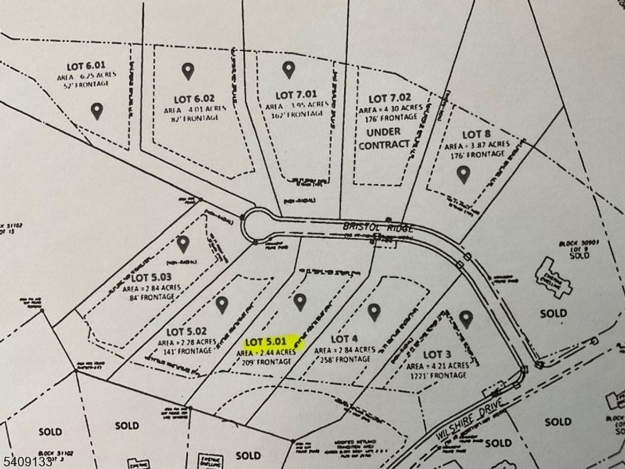 This is your chance to build your dream home in Boonton Township! Views of NYC and Parsippany Reservoir! This beautiful lot (#5.01) located in the development of Stonehenge at Boonton Township has already had the well and septic installed. Utilities at the curb, gas is in the street, electric, Cablevision and Verizon available. MOUNTAIN LAKES HIGH SCHOOL and in a neighborhood of 2 million plus estate homes.