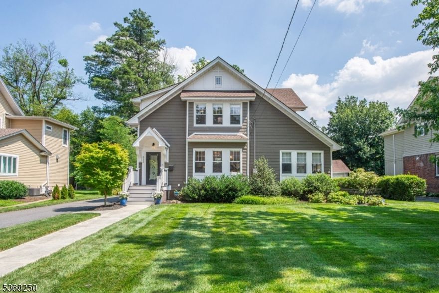 This exquisite Colonial underwent a complete renovation from top to bottom in 2020, including a new two-story addition which showcases exceptional craftsmanship, designer details, & extensive millwork throughout. Hardwood floors guide you through spacious, beautifully appointed rooms filled with natural light. The chef's eat-in kitchen opens to the inviting family room & features high-end stainless steel appliances, a wet bar with wine fridge, an oversized center island, & gleaming quartz countertops an ideal space for cooking and gathering. The living room with a gas fireplace flows into the elegant formal dining room. The adjacent sunroom is perfect for relaxing or entertaining year-round. A first floor bedroom, full bath, mudroom, & pantry complete the main level. Upstairs, discover a luxurious master suite with tray ceiling, a custom walk-in closet & a spa-like bath with double vanity, soaking tub & glass-enclosed shower. A second floor en-suite bedroom, two additional spacious bedrooms, a full hallway bath & laundry room provide exceptional comfort and flexibility for today's lifestyle.The finished lower level offers additional living space with a full bath - ideal for a home gym, playroom or recreation area. Additional highlights include 2- zone HVAC, a 5 year old roof, french drains, Hardie Plank siding, all new windows & updated electrical & plumbing systems.