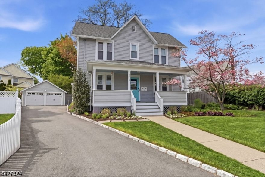 Rare legal two-family farmhouse in Bloomfield's highly sought-after Brookdale section, just moments from Brookdale Park, NYC transportation, restaurants, and everyday conveniences. Thoughtfully restored and extensively updated, this turn-of-the-century home blends original character with modern functionality. Whether you're building your investment portfolio, looking to offset your mortgage through house hacking, or seeking flexible living spaces, this turnkey property offers exceptional versatility. The first-floor unit features a spacious one-bedroom layout, with a high-end custom eat-in kitchen kitchen and renovated bathroom. You will also love the main level laundry, and the fully finished basement. The second-floor unit offers a well-appointed two-bedroom, one-bath plan with laundry in-unit, an eat-in kitchen and a huge living room. Additional highlights include an immaculate two-car garage with overhead storage loft, a private, low-maintenance backyard, HVAC in both units, and a welcoming front porch. Live in one unit while generating rental income from the other, hold as a strong long-term investment, or explore future single-family conversion possibilities. Rare opportunities like this in the Brookdale section don't come along often.