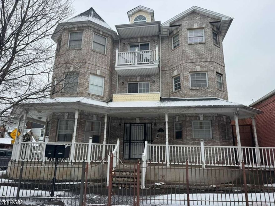 Exceptional investment opportunity in Newark! This newer-built, massive 3-family home at 787-789 Clinton Ave is a rare find, featuring a total of 12 bedrooms and 5 full bathrooms. Perfect for investors or owner-occupants, the property will be delivered entirely vacant at sale. Each expansive unit offers a thoughtful top-bottom layout with separate utilities (electric, gas, and heat) for maximum efficiency. Modern comforts include central air for both heating and cooling throughout. The exterior boasts great curb appeal with a welcoming front porch, two private balconies, and a paved yard. Parking is a premium feature here, offering a 2-car attached garage plus a large driveway accommodating 4+ additional vehicles. Ideally located near local shops, schools, parks, and major transportation for an easy commute. High-income potential in a growing market.