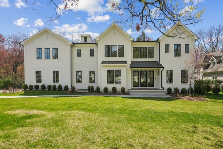 Classic sophistication embraces contemporary luxury in this extraordinary new construction masterpiece.Spanning over 8300 sqft of meticuously designed living space w/renowned architect Thomas Baio lending his expertise to every detail.Nestled on a serene treelined street&set on flat parklike property in a premium location,this 6 BD,6.1 BA home is the ultimate expression of refined living.Unveiling sweeping views from every rm,it invites you to its abundant outdoor haven featuring expansive bluestone covered patio,loc off grand 2 story Fam rm filled w/sunlight&overlooking manicured grounds w/privacy&le rm for a pool.Oversized garages accomodate 3 cars w/seamless main level access.This true convenience meets spacious outfitted mudroom.Boasting well appointed 1st fl guest suite w/full bath.Kit is a culinary masterpiece designed for a gourmet chef featuring lrg center isl,custom inset cabinetry, b-i coffee bar&premium Wolf&Sub Zero appl's.Elegant butler pantry connects kit to formal din rm,designed w/wine refrig&prep sink.W-I pantry blends luxury w/functionality allowing for plentiful storage.Impressive 2nd level designed for privacy&indulgence.Bright&spacious office for the remote worker w/ensuite BD'S&luxurious mstr suite w/every amenity.Finished LL meets the gold standard in entertaining w/wet bar,beverage ctr&rec rm w/space for theater&gym.BD&full bath for guests.Unparalleled luxury w/in walking dist to Hartshorn Sch&minutes to midtown direct NYC train,park,dining&SH Mall.