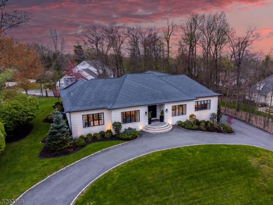 For your most discerning buyer...this turnkey French country inspired home epitomizes luxury living.  Located on a quiet cul-de-sac in one of North Caldwell's most sought after neighborhoods, this 5 bed, 4.5 bath sprawling ranch has been meticulously renovated (2018) from the gleaming hardwood floors to the gourmet chef's kitchen, no detail has been overlooked.  The open concept layout seamlessly flows from the living and dining rooms, to the kitchen, to the great room and family room--perfect for everyday living and entertaining alike. The expansive lower level offers endless possibilities, with ample space for recreation, two additional private work spaces, a full bath, mudroom, and access to the immaculate three-car garage equipped with your in-home storage unit.  Additional upgrades include; smart home technology, full house generator, in ground sprinklers, and surround sound. Simply unpack and move in...your dream home awaits.