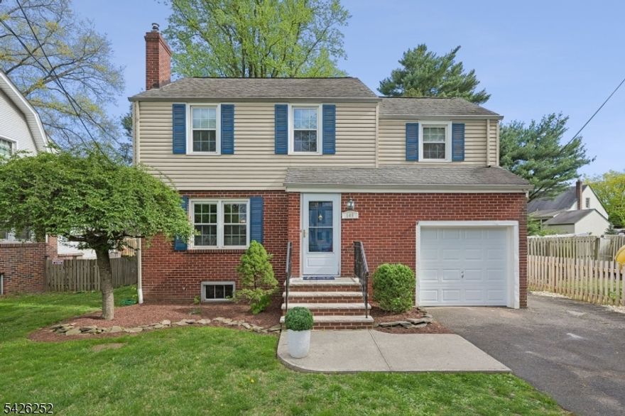 Turnkey Perfection in the Heart of Springfield .Welcome into this charming 3-bedroom, 2.5-bath Colonial, perfectly situated on a peaceful, dead-end street. This home effortlessly blends classic character with modern upgrades, ensuring a true move-in-ready experience. Inside, you'll find freshly painted interiors, newly refinished hardwood floors, custom built-ins, and a wood-burning fireplace. Stay comfortable year-round with a full-house HVAC system with WIFI enable smart home thermostat. The home features two brand-new, fully renovated full bathrooms that offer incredible layout flexibility. One of these sleek, modern baths is conveniently adjacent to a bedroom, giving you the option to create a sprawling primary ensuite or a private guest suite, the space adapts perfectly to your specific needs. The heart of the home is an inviting, updated kitchen, w/ granite counter tops S/S appliances and a new tile floor. A versatile finished basement offers a great flex space, complete with a half bath/ laundry room. Outside, enjoy a fully fenced in large back yard perfect for gatherings or recreational fun. Lastly the quaint covered porch is perfect for a quiet morning with your favorite book. The location is a walker's paradise, moments from excellent schools, the public library, and many parks./playgrounds Commuters will love the local jitney service, providing a stress-free connection to the Short Hills train station. This home truly checks every box, schedule your tour today!