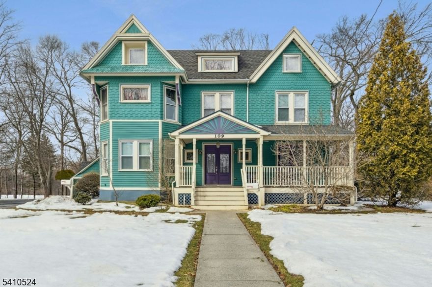 FANWOOD FIND! Move right into this spectacular, recently refreshed 2BR/2.5BA apartment located on the first floor & lower-level of a grand, owner-occupied Victorian residence just 2 blocks from the Fanwood train station. Enjoy high ceilings, hardwood floors & abundant windows throughout. Eat-in kitchen includes center island with breakfast bar & 4 stools, ample cabinetry, new refrigerator, BOSCHE dishwasher, under-cabinet lighting & French doors to the covered front porch. Expansive dining room features built-in storage & spacious living room boasts a decorative fireplace & French doors to cozy sitting room or office with wall of windows  Two bedrooms, each with ample closet storage,1.5 updated baths & mud-room with coat closet complete the first level.  Fabulous finished lower-level hosts recreation, laundry, storage & utility rooms, a 2nd full bath plus bonus spaces for exercise room or another office. Baseboard heating system in place with window AC units available. Tenant will have 1 assigned spot in driveway, on-street parking, use of porch, front & side yards. Construction on 2nd level unit in progress through summer 2026.