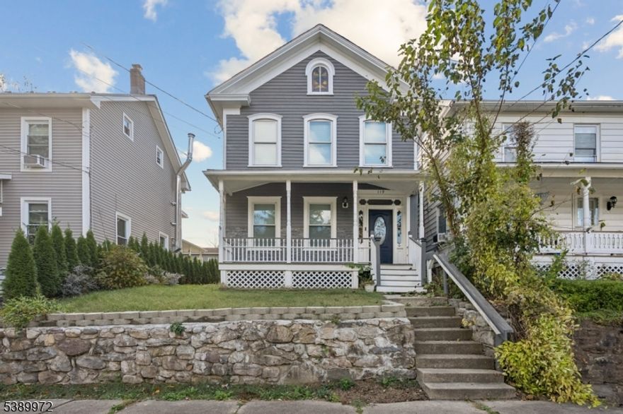 Renovated "down to the studs" Colonial home in Belvidere! Welcome to this remodeled 3-bed 2-bath home with rear yard & patio. When you arrive, the covered porch invites you in and sets the stage for modern living. The first floor features a living room, dining room, half bath, and a brand-new kitchen. The backyard door leads to the patio, yard, and off street parking. Second floor with 3 bedrooms, brand new main bath, and laundry. Unfinished basement. Brand new plumbing, HVAC with central AC, ductwork, electrical, walls, floors, bathrooms and kitchen for peace of mind. Enjoy Belvidere!