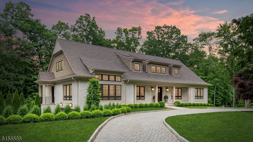 Welcome to this custom built 6 bedroom, 4 full bath center hall colonial in the sought after East Hill section of Upper Saddle River. No expense was spared in this extravagant home featuring spectacular rooms, architectural details, custom moldings, state-of-the-art amenities throughout and an outdoor oasis completed in 2020! This home features a 2-story foyer, oversized formal dining room, spacious great room with vaulted ceilings and impeccably appointed family room with custom built-ins and gas fireplace. The gourmet chef's kitchen boasts custom wood cabinetry with an oversized center island, 60-inch Wolf range, Subzero refrigerator, freezer and full-door wine fridge, a custom-built wine cellar, huge walk-in pantry, and lavish butler's pantry. This spectacular home was constructed with the highest quality materials and custom craftsmanship throughout including the first-floor master suite complete with a luxurious marble master bath and lavish custom walk-in closet with washer and dryer. The 2nd floor features 4 bedrooms with walk-in closets, 2 full bathrooms and a full size laundry room. The meticulously manicured grounds with an in-ground heated gunite pool, spa, lighting, surround sound Sonance system, custom outdoor kitchen with oversized grill and pizza oven perfect for entertaining guests. Other amenities include a security system with surveillance cameras, integrated audio visual system with speakers throughout, a whole house generator, and an attached 3 car garage.