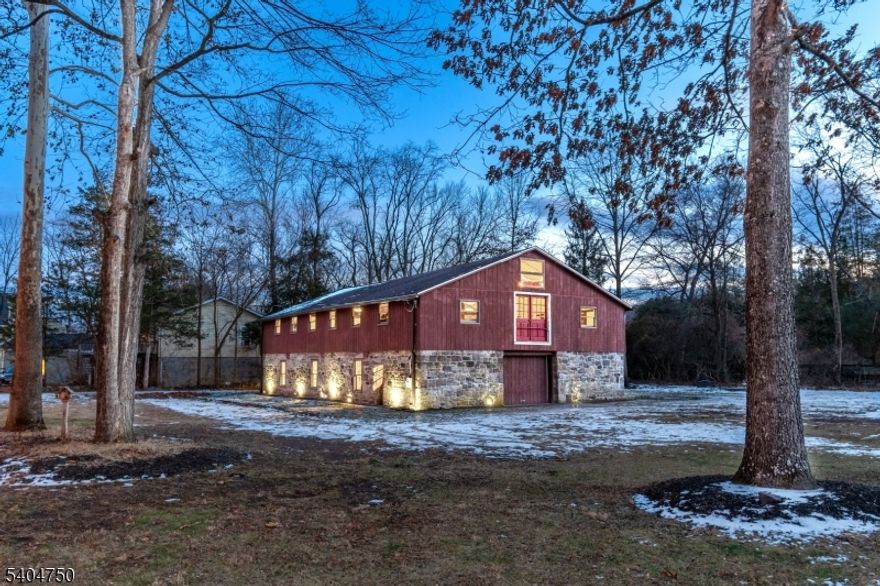 If you've ever dreamed of converting an old riverfront barn into an incredible living space, this is it! Tracing its roots back to the mid-1870's and located in the heart of Stockton's commercial/residential zone, this rare property will offer .65 acres along the towpath once subdivision from a larger compound is complete. With its beautiful partial Delaware River views, the entire second floor could be turned into an urbane loft-style home with a wide-open floor plan, high ceilings and raised decks that wrap-around for scenic vistas. With all the usable square footage plus the potential to raise the roof and add another level with even better views, the sky is the limit! Water and gas are already piped into the barn and there's a sewer permit in place. As is typical of properties along the river, it is in the flood zone, so living quarters can only be upstairs, but that only leaves loads of storage on the ground level behind 18-inch thick stone walls with simple access to river activities. Bring your kayaks, your boat, your bikes and your fishing gear " there's room for all of it! With two garage entrances, a wraparound driveway would be readily accommodated, and the roofline is ideal for HVAC installation. Only 65 miles from NYC and 45 miles from Philadelphia, here is the ideal weekend getaway location! Bring your vision and your architect, they'll be in their glory with this one! The adjacent 70-mile Delaware and Raritan Canal State Park.
