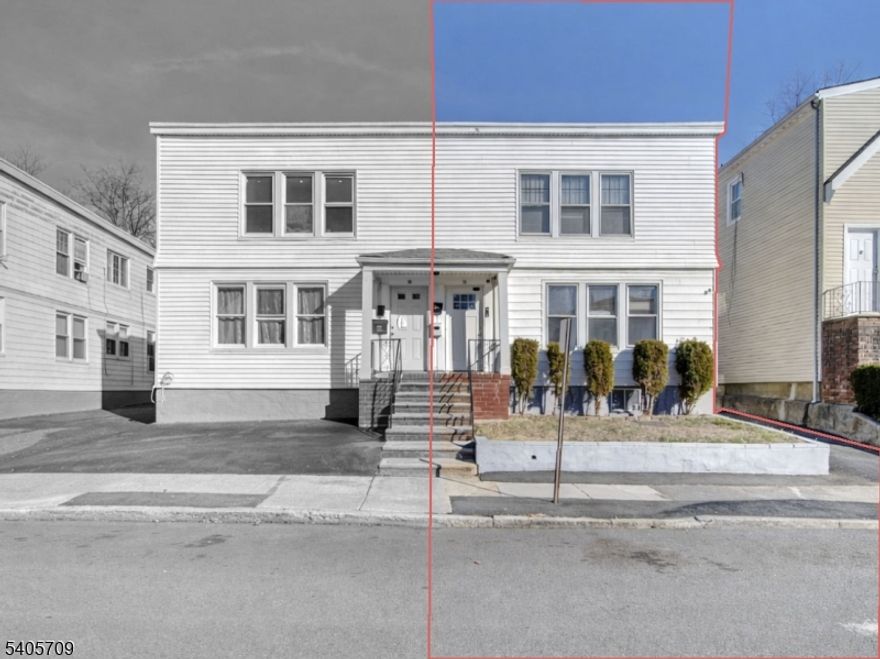 Excellent opportunity to own a well-maintained two-family home in a convenient East Orange location.  Ideal for owner-occupants looking to offset their mortgage or investors seeking a strong, income-producing property with an attractive rent roll. This duplex (right side) offers separate entrances, hardwood floors throughout, and bright, generously sized living spaces. The first-floor unit will be delivered vacant, providing immediate flexibility for owner occupancy or re-rental at market rates. The second unit contributes to a solid rent roll, making this a smart and versatile investment.  Additional highlights include a full basement with a full bathroom with endless possibilities. a detached two-car garage, private driveway parking, and a fenced rear area for added convenience and privacy.Ideally located close to schools, shopping, dining, and public transportation, with easy access to major highways.  Appealing to both homeowners and tenants alike.  Don't miss this one, because it won't last long.