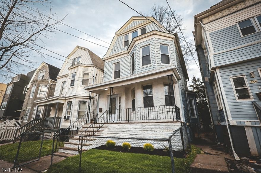 Introducing a beautifully newly renovated 4-bedroom, 2-bath single-family home that blends modern upgrades with comfortable living space in one of Newark's steadily appreciating neighborhoods! Step inside to discover refinished hardwood floors flowing throughout the home, creating a warm and cohesive feel from room to room. The fully updated kitchen is designed to impress, featuring brand-new stainless steel appliances, modern cabinetry with Quartz countertops! The home offers four spacious bedrooms and two well-appointed bathrooms, providing flexibility for growing households, guest space, or a home office setup. Natural light fills the interior, enhancing the open and inviting atmosphere.Outside, enjoy a huge backyard with plenty of room for outdoor gatherings, gardening, or creating your own private retreat   a rare and valuable feature for city living. Conveniently located with easy access to major highways including I-78 and the Garden State Parkway, this home is also close to NJ Transit bus routes and Newark Penn Station, offering a smooth commute to NYC and surrounding areas. Everyday conveniences are just minutes away with local shopping, dining, parks, and neighborhood amenities nearby. Situated in a rapidly developing area of Newark where property values continue to rise, this home offers the perfect combination of modern updates, space, and location. MOVE-IN READY AND PACKED WITH VALUE! Schedule your private showing today!!