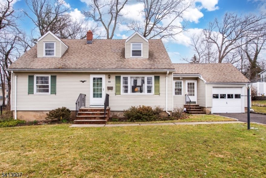 Some call it LUCK,  you get to call it HOME. This lovingly maintained 4-bedroom, 1-bath Cape Cod sits on a quiet, tree-lined street in desirable West Caldwell and has been cherished by the same family since 1955. Full of warmth, character, and pride of ownership, this home offers a wonderful opportunity to move into a welcoming neighborhood while adding your own personal touches over time. Step inside to find a comfortable and inviting layout designed for everyday living. A bright and airy four-season sunroom provides the perfect space to relax with your morning coffee, unwind with a good book, or enjoy peaceful backyard views throughout the year. The home's classic Cape Cod design offers flexibility with four bedrooms that can easily accommodate guests, a home office, or hobby space. Situated in a prime location, this home allows you to enjoy the convenience of nearby shopping, dining, and everyday essentials along Bloomfield Avenue while still enjoying the charm of a quiet residential setting. Outdoor enthusiasts will appreciate nearby parks and recreational opportunities throughout the West Caldwell area. Whether you're looking to settle into a well-loved home with history or searching for a place where you can create new memories for years to come, 33 Laurel Place offers both charm and potential in a sought-after community. Come see why this special home may be your lucky find.