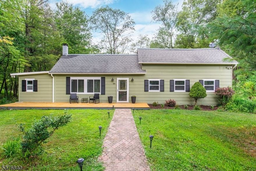 Like NEW renovated! Highly desired ranch style home (with exceptional expansion possibilities too) 4 bed and 2 full baths! NEW kitchen, baths, flooring, paint, water heater, SEPTIC, large deck, potential bonus room (option), play room/office (option), and NEWER well! Eat in kitchen, formal dining room, large, light and bright living room, superb natural daylight, NEW water softener and filtration system. LARGE AND LEVEL property! Enjoy space, storage, floor plan versatility and move in condition all in one home! Quiet and peaceful yet SO close to state highway, major shopping, dining, boating, hiking, swimming and parks! Assorted superstores, Walmart, Kohl's, Shop Rite, Home Depot, Lowe's and an assortment of so many more, less than 15 minutes away! Note: no lake access for membership