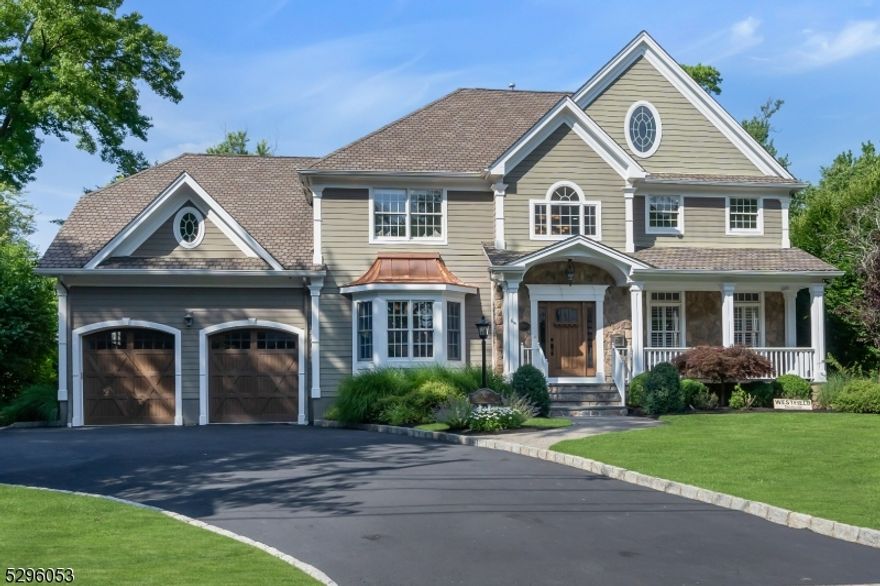 Welcome to this Magnificent 5-Bedroom, 4.5-Bath Colonial, built by Mahoney, offering Luxury & Comfort in every corner. Upon entry you're greeted by a Grand Foyer that sets the tone for the Elegance throughout. The heart of the home is the Gorgeous Eat-In Kitchen, featuring a center island, top-of-line appliances, Large Walk-In Pantry, & plenty of counter space. Adjacent to the kitchen is the Great Room, complete with gas Fireplace, perfect for relaxing. The Living Room is ideal for intimate conversations & gatherings, while the Formal Dining Room provides a sophisticated space for entertaining. The first level Guest Bedroom offers an Ensuite Bath or can serve as an ideal office, offering flexibility & convenience. There is a Hall Powder Room. Upstairs, you'll find four Spacious Bedrooms and Two Full Baths. The Primary Suite is a true retreat, complete with a luxurious bath featuring a stall shower and tub, walk-in closets, and an additional room that can serve as an office or library. The Finished Lower Level is an oversized space with endless potential. It offers a full bathroom and plenty of room for recreation. Generac Generator. Step outside to your private Backyard Oasis. The patio leads to a Stunning Pool and hot tub area, perfect for summer relaxation and entertaining. The lush landscaping ensures Privacy and Tranquility. Don't miss the chance to make this wonderful property your own. Experience Westfield's Top Rated Schools, NYC Easy Commute & Award Winning Downtown