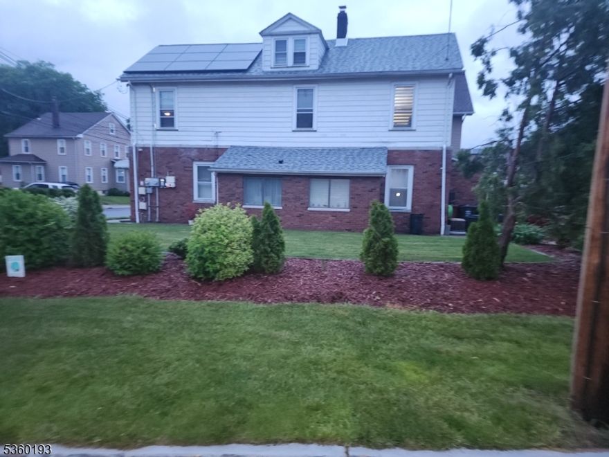 This is a 2 family house in excellent condition. 1st floor 5 rooms, 3 bedrooms 1 bathroom, connected w/ basement w/ laundry 1 bathroom, recreation room, gym room etc... 2nd floor has 5 rooms, 3 bedrooms, plus 1 bedroom on 3rd floor. New roof and solar panels installed in 2023. Solar panels are for 1st floor, basement and garage with tremendous economy for the owner. Garage automatic door opener plus driveway 6 cars. JUST BACK ON THE MARKET. New owner must assume solar panels mortgages or pay off.