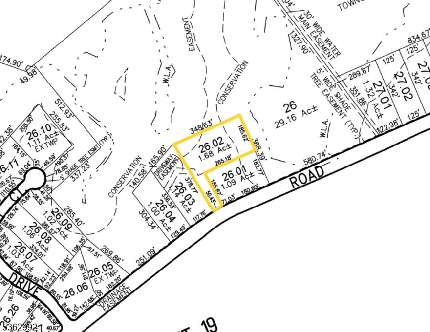 Great opportunity to own a 1.68 acre homesite backing up to a conservation area. Build your dream home in a subdivision located across the street from the Hardyston Middle School and the Hardyston municipal complex which offers a walking path, ball fields and playground.  The property is serviced by natural gas, underground electric and septic plans which are approved.