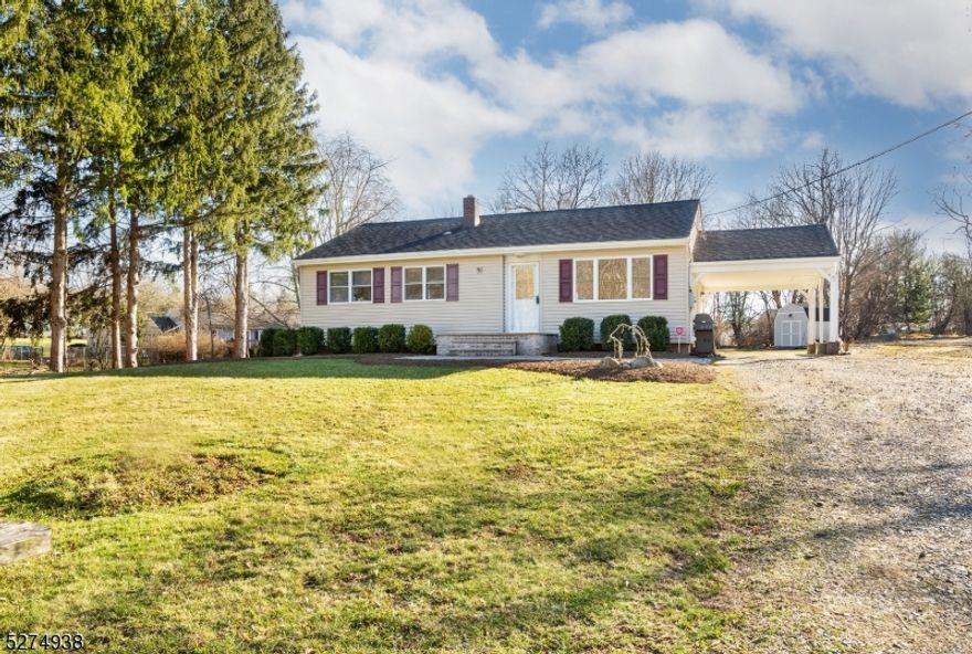 LOCATION, STYLE, LOCATION, STYLE!!!  RANKED AMONG THE BEST TOWNS TO LIVE IN WITH ONE OF THE BEST SCHOOL SYSTEMS IN NEW JERSEY!  Welcome Home to 13 Indian Lane.  This 3 Bedroom, 1 Bath Ranch is loaded with tons of features, amenities and is situated on an oversized piece of property in one Mount Olive Township's most sought out private, beautiful neighborhoods in Indian Park.!  This sprawling ranch features, neutral colors, hardwood flooring and tons of natural radiant sunlight that beams through the updated windows.  Enter into a beaming, bright Living Room or Family Room which seamlessly flows into a modern kitchen featuring tile flooring, stainless steel appliances and thermal pane windows with window blinds inside!  Focus your attention on the center island offering additional cabinet storage.  Sliding glass doors give way to the generous sized backyard with a canvas ready to be created!  Full bathroom on the main level offers a jetted jacuzzi-like tub and a stall shower with decorative tile flooring and backsplash.  Three bedroom with hardwood flooring and windows which illuminates sunlight throughout.  An expansive full, finished basement spanning the length of the house offers entertainment and multi-functional options galore!  This home truly encapsulates living with peace, privacy and beauty!  Situated on a quiet street with impeccable curb appeal...DO NOT MISS OUT ON THIS HOME BECAUSE IT WON'T LAST LONG!!! JUST MOVE IN AND ENJOY!!!