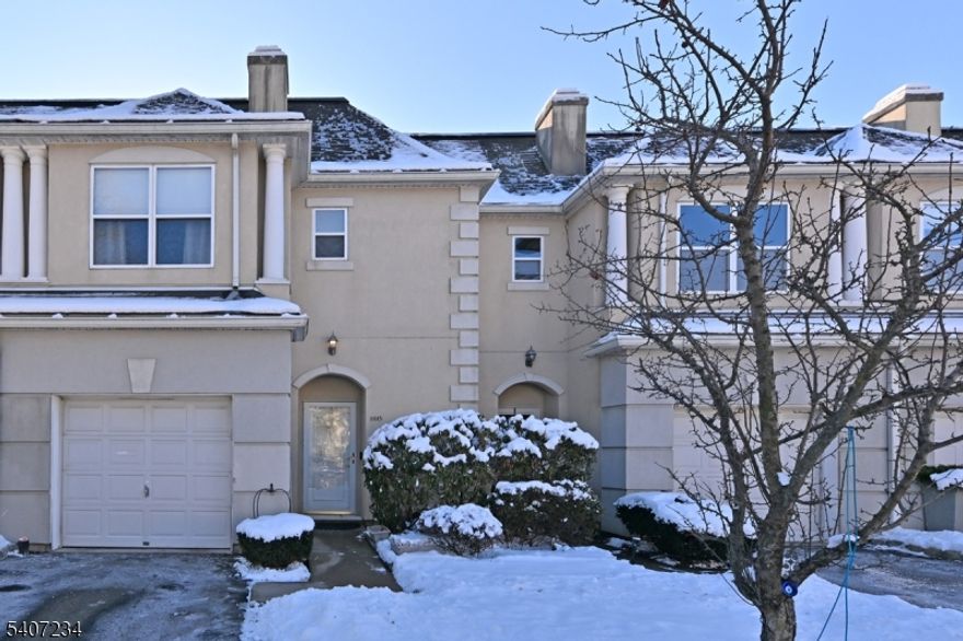 Welcome to the desirable Brittany Chase community! We invite you to explore this meticulously maintained three-level townhouse, which features three bedrooms and 2.5 bathrooms, including a conveniently located laundry area on the second floor and a fully finished walk-out basement. The first floor boasts an updated kitchen equipped with granite countertops and stainless steel appliances. The open-concept layout seamlessly combines the dining and living areas, highlighted by a gas fireplace and an abundance of natural light that creates a bright and inviting atmosphere. Completing this level are a powder room and an attached one-car garage. On the second level, you will find a spacious primary bedroom with a king-size layout, complemented by a walk-in closet and an en-suite full bathroom. This floor also includes two additional bedrooms, another full bathroom, and a laundry room for added convenience. The fully finished walk-out basement provides access to a serene patio, ideal for outdoor relaxation. Additionally, this space includes a storage area and a versatile home office or gym. Brittany Chase offers an array of amenities, including a clubhouse, tennis courts, and a swimming pool. Commuting to New York City is effortless, with NJ Transit bus access just five minutes away from the townhouse. Furthermore, major highways (I-80, I-46, I-3, I-23, I-287, and I-208) are easily accessible.