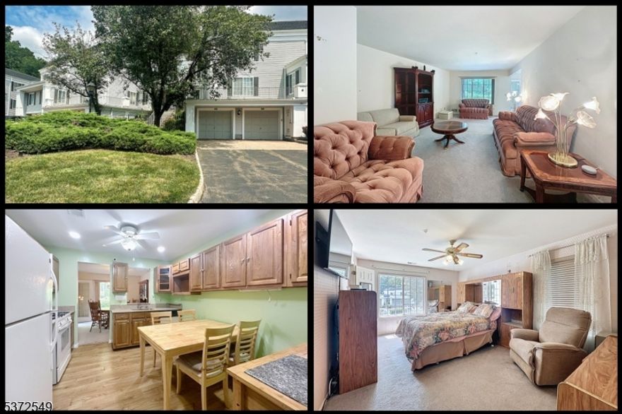 This 1 bedroom offers so many great features. You'll love the covered balcony with wooded view, the 1 car garage, central air, and laundry on the main level. Enjoy a large eat in kitchen plus the primary suite has a spacious bath and a large walk in closet.  All this, plus it is located in Sutton Woods, one of Chatham Township's most sought-after communities, known for its beautifully maintained grounds and great amenities. Residents enjoy access to tennis and pickleball courts, scenic walking trails, and an outdoor pool all close by. Maintenance fee even includes water. With top-rated schools, proximity to vibrant downtowns like Chatham and Millburn, and easy access to NYC via nearby train stations and major highways, this location truly has it all. Whether you're looking to downsize, invest, or settle into a great home, this pet-friendly community offers the perfect blend of lifestyle and convenience. This 1 bedroom offers so many great features. You'll love the covered balcony with wooded view, the 1 car garage, central air, and laundry on the main level.