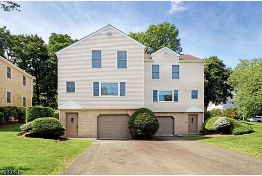 Spacious and sun-filled 3-bedroom, 2.5-bath end-unit townhouse tucked away on a quiet cul-de-sac just minutes from town, parks, and the train station.Hardwood floors throughout, central air, and an open layout that blends comfort with convenience. The bright kitchen features granite countertops and stainless steel appliances.Enjoy the convenience of an attached garage, driveway parking, and a peaceful setting just minutes from town, schools, and the train station.Owner covers lawn care and snow removal for year-round ease.