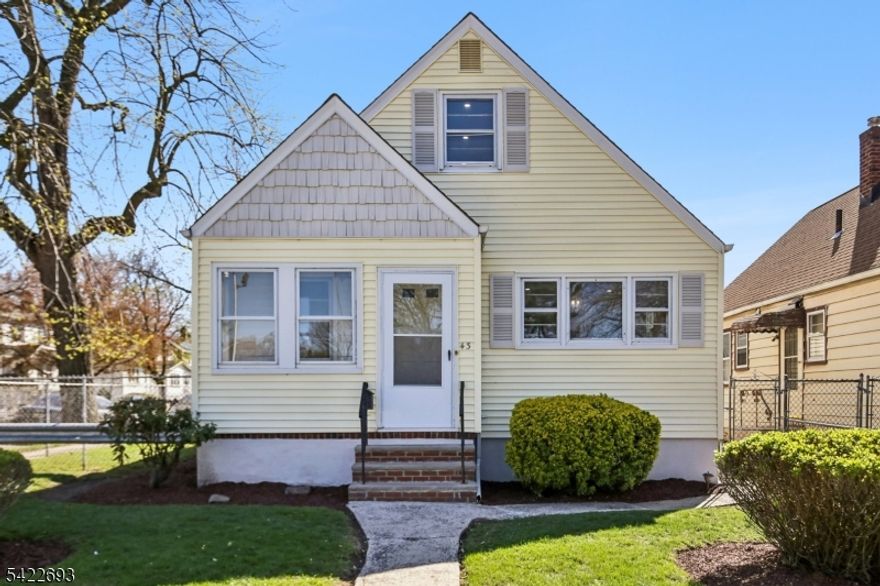 Welcome to 43 Rhode Island Ave., a beautifully renovated corner lot home offering the perfect blend of charm, functionality, and location. Directly across from a vibrant park featuring tennis courts, a pool, open green space, and exercise areas, this home delivers a lifestyle that's hard to beat.Inside, you'll find a thoughtfully updated interior with refinished floors and a bright, welcoming layout. The formal living and dining rooms flow seamlessly, creating a great space for both everyday living and entertaining. The kitchen has been tastefully refreshed with a new backsplash and appliances, offering a clean, modern feel.The first floor includes two comfortable bedrooms and a full bath, while the second floor features a spacious third bedroom ideal as a private retreat, guest space, or flexible work from home setup.The fully finished basement adds incredible value, with a beautiful additional living area plus a bonus room perfect for a home office, gym, or workshop.Outside, enjoy both front and backyard spaces that are fully fenced, great for entertaining, pets, or play, with the added convenience of off street parking. Situated on a desirable corner lot, the home offers extra light, space, and curb appeal.Whether you're looking for your first home or a move-in-ready opportunity in a dynamic location, this one checks all the boxes.