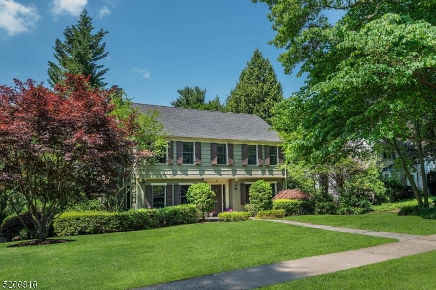 This spacious 5 bedroom 3 full 2 half bath Center Hall Colonial is set on almost of acre of beautifully landscaped property.  Close to Wilson Primary Center, SHS, and town, this lovely home boasts a chef's kitchen with breakfast area & island with seating and high end appliances.   Opens to a large great room with cathedral ceilings, oversized windows & fireplace that overlook park like yard.  Large dedicated office, mudroom with built-ins, LR with FP ,DR  and powder room complete the 1st floor. 4 bedrooms and 2 renovated baths on 2nd floor  Bedroom and bath on the 3rd floor Walk out basement with large rec room, exercise room, workshop and wine cellar.   Well maintained with recent HVAC, driveway, appliances.   The chimneys, flues and hearths are sold "as is" with no known issues.  The ice machine and wine fridge in the Family Room are sold "as is "with no known defects.  The current owners never used/connected them.Included in the sale are:  generator, TV in the FR, mirror in the Primary Bath and fireplace screens.