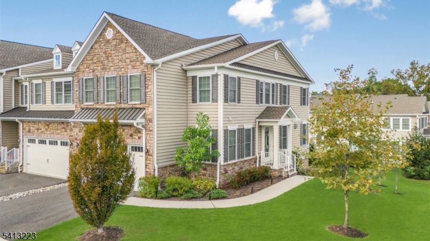 Discover refined townhome living in this bright and airy Claremont end unit, one of the most desirable models at The Residences at Columbia Park. Ideally located just minutes from downtown Madison, Morristown, Morristown Medical Center and major highways, this residence offers an exceptional blend of luxury and convenience. Sunlight pours through oversized windows, enhancing the open concept layout and highlighting the generous proportions of each living space. The main level is designed for both everyday comfort and effortless entertaining with seamless flow between the living room, dining room and gourmet kitchen where rich cabinetry, quartz counters and premium appliances create a space that is both functional and sophisticated. Upstairs, the primary suite offers a peaceful retreat complete with a spacious bath and generous closet space. Two additional bedrooms and a versatile loft provide flexibility for guests, work from home needs or additional lounge space. The finished lower level features a large recreation room and full bath while a private deck offers a peaceful setting for morning coffee or evening relaxation. Ideally located near restaurants, shopping and entertainment with easy access to Red Bull Arena where World Cup Soccer Teams are training. Don't miss out on this rare opportunity to own a smart, spacious, and luxurious townhouse that perfectly blends location, lifestyle, and modern design. This exceptional residence truly delivers comfort and convenience.