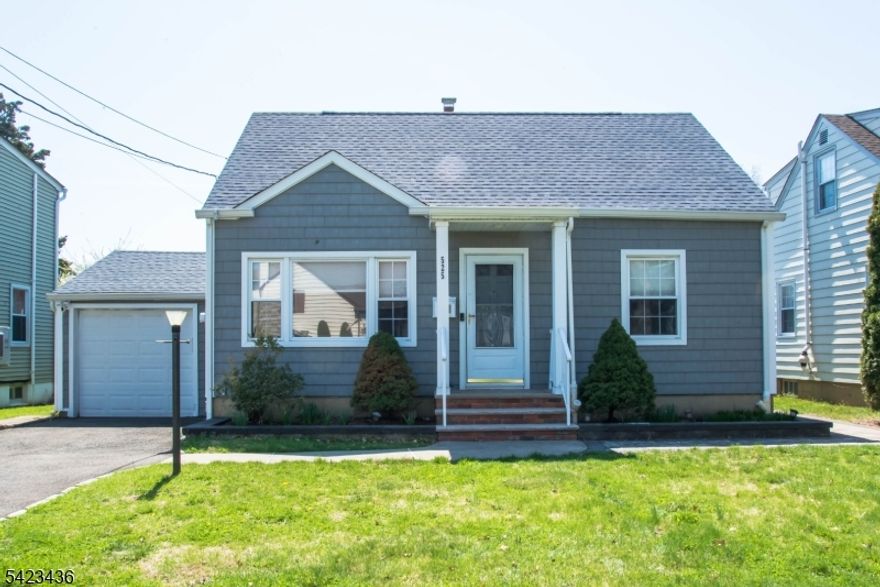 Welcome to this lovely Cape Cod. From the moment you arrive, the newer vinyl siding and updated roof signal a home that has been thoughtfully cared for.Step inside to find warm hardwood floors flowing throughout the living spaces, filling the home with a sense of richness and warmth. Recessed lighting in kitchen, living room and first floor bedroom. Two comfortable bedrooms and a full bath make for an ideal primary residence, investment property, or downsizing opportunity all with the added bonus of a full basement offering abundant storage or the potential to finish for even more living space. Outside, your private retreat awaits. Host summer gatherings on the beautiful paver patio, unwind under the elegant gazebo, and enjoy a lush, green lawn maintained effortlessly by the underground sprinkler system. Backyard is fully fenced. The attached single-car garage provides convenient, protected parking with additional storage access. Peace of mind comes built-in with a brand new sump pump and French drain system engineered to keep the basement dry through every season. Home has 3 mini split units providing heating and cooling. Duct work is still in place for forced hot air to be re-connected. Best of all, this home is truly move-in ready. The refrigerator, dishwasher, washer, dryer, and microwave are all included in the sale so you can unpack, relax, and start enjoying home from day one.
