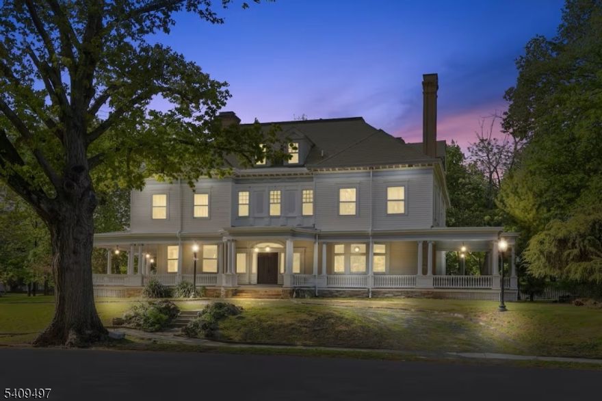 The iconic Coriell Mansion, built in 1880 and located in the Van Wyck Brooks Historic District, is recognized as one of Plainfield?s largest Gilded Age estates. This rare offering combines a historic landmark property with a fully operational, income-producing short-term rental business.Situated on an approximately 32,000-square-foot lot, the approximately 11,000-square-foot mansion generates approximately $360,000 in gross annual revenue. The sale includes both the real estate and the established short-term rental operation, providing a true turnkey investment.Architectural highlights include Colonial Revival design with Georgian influences, featuring a grand main staircase with Scamozzi Ionic capitals. The property blends historic elegance with modern functionality, offering multiple bedrooms, expansive common areas, and flexible layouts ideal for luxury stays and group accommodations.Backed by proven demand, repeat bookings, and established systems, this asset offers stabilized cash flow with upside potential. A rare opportunity to own a landmark estate delivering scale, income, and long-term value.