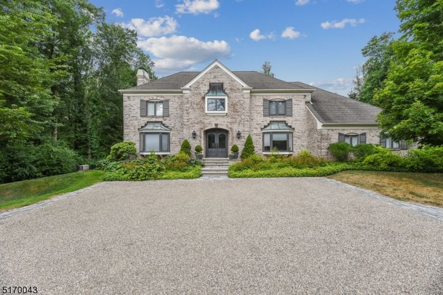 Move right into "The Orchard" with over 6500 SQ Ft of living space including the basement. Located in the heart of New Vernon this home offers 5 bedroom, 4 full and 2 half baths.  Freshly painted and updated. Gourmet Kitchen with high end appliances and custom cabinetry.  Hardwood Floors throughout the 1st & 2nd floors.  The basement was just updated with new flooring and freshly painted.   Over 3 acres of professionally manicured grounds.  A Must See Home!