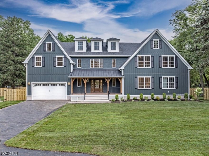 TOTAL RENOVATION & ADDITION! Luxurious 6/7 bedrm 5.1 bth dream house situated on stunning, flat, park-like acre of prop on South Side of SP! Enter to find impressive 2-story foyer, 5 inch solid oak wood floors thruout, & detailed craftsmanship at every angle. 1st flr features gourmet kit w/ double thick Quartz countertops,  oversized center island, extra wide farmhouse sink, SS appl, 6 burner Viking stove & sep wall oven, dual wine/coffee bars w/wine fridge, stunning backsplash, under/over/toe kick cabinet lighting & a sliding door to fenced backyard w/Trex deck,, an elegant DR w/coffered ceilings, a bright impressive family rm w/touch remote gas fireplace w/ Carrara surround & wooden ceiling beams, LR w/custom oak herringbone ceiling, an ensuite w/bth, private office & mudrm w/custom bench & closet leading to garage. 2nd flr boasts a dramatic primary bedrm suite w/cath ceiling, enviable custom WI closet w/entrance to private balcony, a spa like bathrm w/, 2 sinks, soaking tub, lg shower stall w/ bench, radiant heat floors & water closet, 4 addit. bedrms (Jack & Jill set up) have custom closets, laundry rm w/ sink, cabinets, folding counter & rod to hang. 3rd fl. walk up attic is unfinished w/endless possibilities! Rounding out this spectacular home is a fabulous finished basement w/bedrm, full bath, rec rm complete w/ additional wet bar, wine fridge & cabinetry w/ plenty of add. storage. Located close to excellent schools, full day Kindergarten, shopping, trans to NYC.