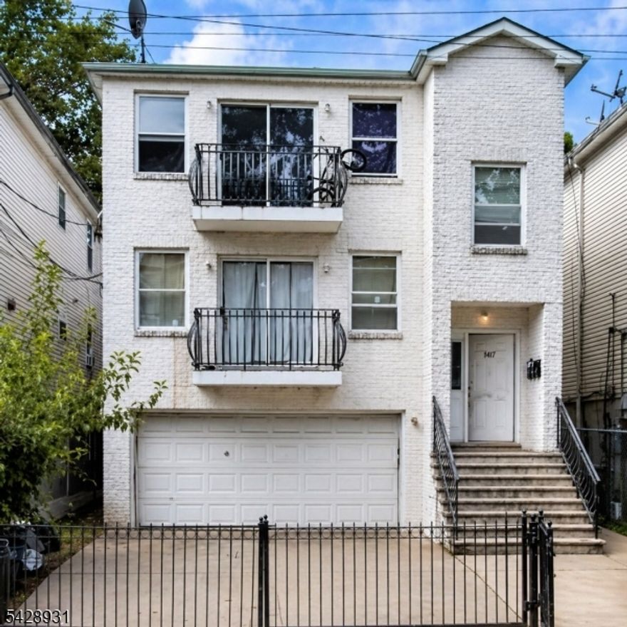 Spacious and beautifully updated 3BR/1BA ground-floor unit in Newark with easy access to major highways, public transportation, schools, and local attractions. Just minutes to Downtown, NJPAC, and Newark Museum. Features include central heating, updated kitchen and bath, new flooring, laundry hookup, and a large backyard. Includes 2 parking spaces (1 garage + 1 driveway). Section 8 welcome. Ask about rent-to-own program!