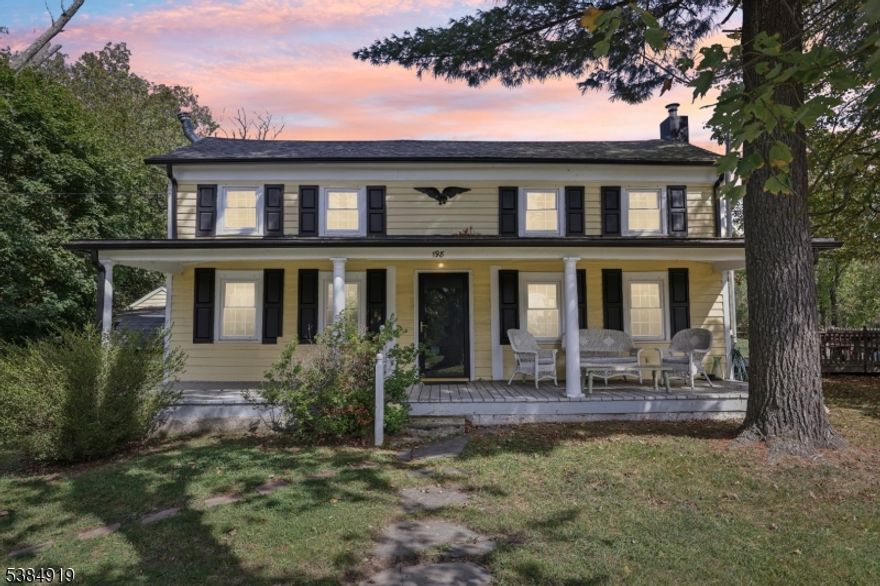 Step back in time with this beautifully preserved Colonial, originally built in 1780, where historical charm blends seamlessly with modern-day conveniences. Nestled on Libertyville Road in Wantage, this distinctive residence offers a detached guest house, a heated in-ground pool, and sweeping pastoral views. A rare highlight of the property is its legal-sized pickleball court, perfect for recreation and entertaining. Recent updates include the kitchen, bathroom, heating and cooling systems, roof, septic, windows, and electrical, ensuring comfort and reliability while maintaining the home's authentic character. With its classic craftsmanship and spirit of early Americana, this home captures both elegance and functionality. Whether as a primary residence or an ideal weekend retreat to escape the bustle of the city, it offers a truly one-of-a-kind lifestyle in a timeless setting. **Short-Sale** Third Party Approval needed. *All inspections and town required Certificates to be done by the buyer*