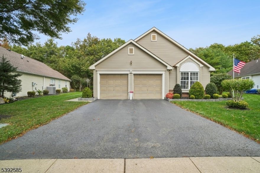 Welcome to Lake Ridge 55+ Adult Gated Community. This impressive and pristine Devon model two-bedroom, two-bath ranch is located in one of the most desirable Adult Communities in Toms River. Sitting on a private, premium lot backing up to woods offering both privacy and lush grounds. Foyer opens to a Formal Living Room with Cathedral Ceilings and Palladian Windows and Formal Dining Room with Tray Ceiling - Perfect for Hosting and Entertaining. Modern updated Eat-in Kitchen with Breakfast Nook, Center Island and Separate Pantry. Kitchen opens to Spacious Family Room with access to your Private Outdoor Patio. A Luxurious Primary Suite offers Cathedral Ceilings, Bay Window, two Walk-in Closets and a Spa Bath Retreat with Soaking Tub, Double Vanity and Stall Shower. Secondary large Guest Bedroom, Hall Bath and Laundry Room with Washer, Dryer, Sink and floor to ceiling Storage Cabinets. Two Car Attached Garage with Plenty of Storage and Pull Down Stairs to Attic. This Active Gated Community offers the best of everything including Club House with Fitness Center, Indoor Heated Pool, Outdoor Pool, Pickle Ball & Tennis Courts, Card Rooms, Billiards Room and so many social clubs to mention. Close to Shopping Centers, Malls, Parks and so much more.