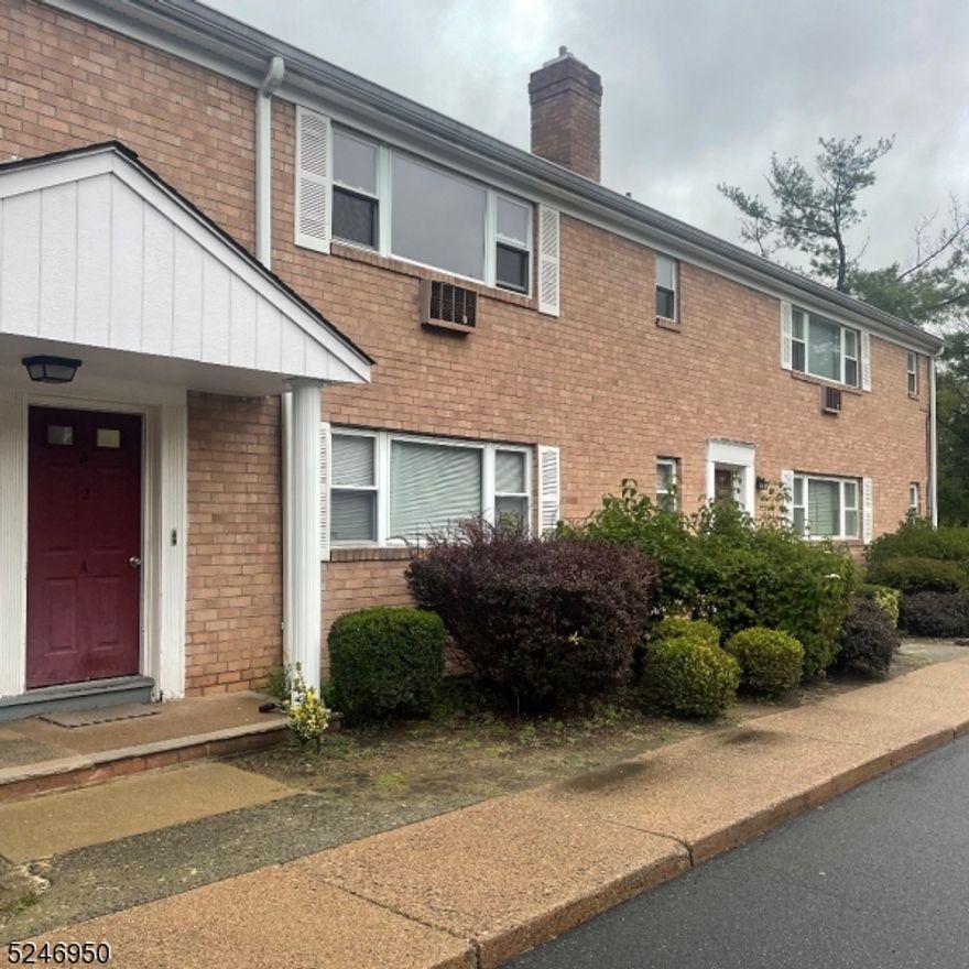 Desirable first floor, ONE BEDROOM apartment for rent in The Mountain Club, in Building 2, right next to the tennis courts. Spacious living room with large picture window. kitchen with large walk-in pantry. Bedroom has 2 large closets. Two wall A/C units included. Gas & heat are included in your rent along with water, sewer, trash & more! Secured storage unit is located in the lower level of the building, along with coin operated laundry facilities. Garage is $40 month extra when available in alternate buildings. Amenities include pool, sauna, gym, tennis courts and club house. A commuters dream--super close to Morris Plains Train Station, major highways and shopping!