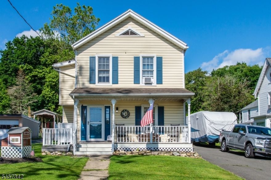 Welcome to this modern and updated 3 bedroom colonial with hardwood floors, a spacious, practical floorplan, and a massive backyard with a covered bar and entertainment area that will impress.  Primary bedroom includes two full size closets with 2nd and 3rd bedrooms each having their own full size closet. Additional features include an oversized pantry, fully insulated and air conditioned garage, 1st floor bathroom closet, and pellet stove. Pride of ownership shows throughout this home inside and out.  Great location close to stores and major highways.  Tremendous value for price dont miss this one!