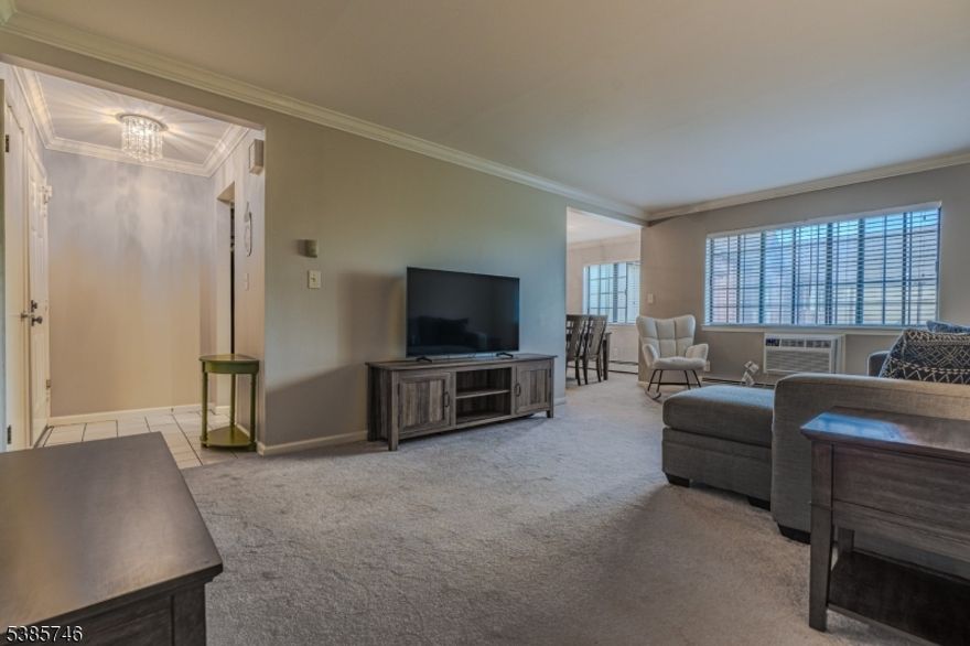 Perfectly maintained 1 bed, 1 bath second floor townhome with resort-like views of Chatham's idyllic greenery! The beautiful kitchen features granite countertops and newer stainless steel appliances, opening to a bright dining area with a private balcony overlooking lush landscaping. A spacious living room with crown molding leads to the primary suite, complemented by a walk-in closet. The updated bathroom with modern touches pairs perfectly with the convenience of an in-unit washer/dryer. Complete with a 1-car garage, additional parking, and generous storage space, as well as access to the outdoor pool and tennis courts- this townhome offers comfort, convenience, and community. Enjoy nearby downtown restaurants, shopping, Midtown Direct train service, and easy highway access. Welcome to Chatham!