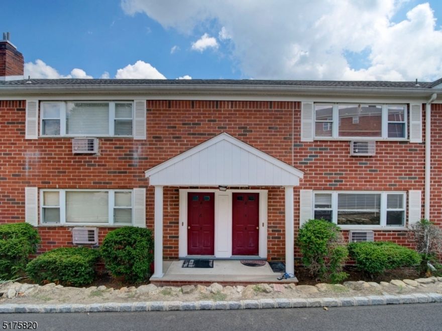 Desirable first floor, ONE BEDROOM apartment for rent in The Mountain Club. Spacious living room with large picture window. kitchen with large walk-in pantry. New refrigerator being delivered this coming week.  Bedroom has 2 large closets. Two wall A/C units included. All freshly painted and move-in ready. Gas & heat are included in your rent along with water, sewer, trash & more! Secured storage unit is located in the lower level of the building, along with coin operated laundry facilities. Garage is $40 month extra when available in alternate buildings. Amenities include pool, sauna, gym, tennis courts and club house.  A commuters dream--super close to Morris Plains Train Station, major highways and shopping! Photos are from 2022 prior to current tenant.