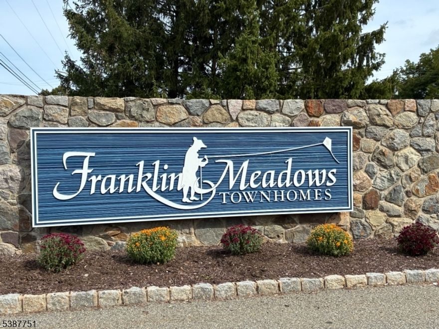 Fresh and clean unit in quiet location with a rear deck leading to a flat yard only a few steps down and wooded view beyond. Each BR has a private bath suitable for roommate set-up. Freshly painted and ready for the next owner.   LVP throughout 1st floor.   Enjoy a FULL basement with laundry (washer + dryer included) suitable for storage or future rec area.   Kitchen refrigerator stays too so simply move in and start enjoying the conveniences of living in Franklin Meadows.