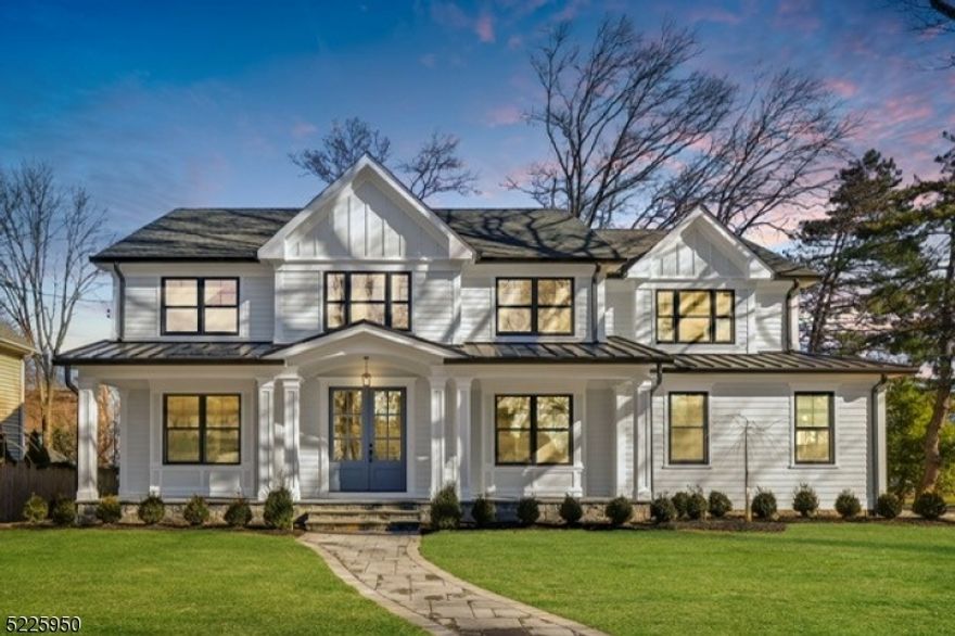 New construction 6 bdrm 6.1 bth CH Colonial w/4 levels of living space w/attention to detail. 1st floor bdrm w/full bth, state of the art gourmet kitchen pleasing the most enthusiastic chef, w/ SS hi-end appliances (48" refrigerator & stove), quartz center island + walk-in  butler's pantry, Family Rm w/ fireplace flanked w/built-ins & coffered ceiling, formal Dining & Living Rms w/tray ceilings and mud rm w/cubbies. 2nd level features private suite that includes tray ceiling + master bathroom w/ jetted shower, two WI closets & gas fireplace. Also on this level is an ensuite, two more bedrms, main bth + laundry room. The walk up attic is complete w/ bedrm, full bth + space for either an office or playroom. The magnificently finished basement features a full bth and ample room to put whatever your needs require such as media, exercise, recreation, game and/or entertainment centers. This .35 acre corner property features open front & rear bluestone porches and a two level patio w/lavishly appointed outdoor kitchen. The finest craftsmanship abounds throughout this home with California style closets, 4" select grade hardwood floors, pre-wired for sound in Family Room, back porch, primary suite & master bath. There is a house generator, multi-zone HVAC & 2 car garage. Westfield award winning schools, vibrant downtown, boutique shopping, restaurant destinations, parks, playgrounds, convenient transportation to NYC and so much more can't easily be duplicated. This is the place to be!