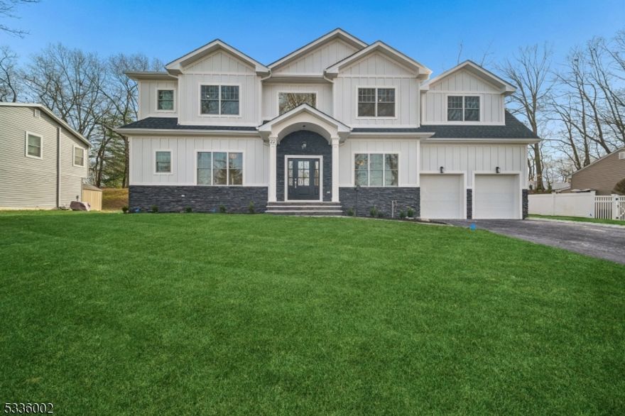 Brand New Construction set in the highly desired Cherry Hill section of Livingston. Work with Builder to Select Finishes.  Impressive Center Hall Colonial with over 4,600sq ft of Finished Living Space. Grand Foyer w/20ft ceilings, 1st Floor 10ft Ceilings, 9ft Ceilings on Second Fl & Basement.  Superior Craftsmanship and Detailed Moldings throughout this Custom Home. Formal Living Room & Formal Dining Room, 1st Floor Guest Suite, Family Room w/gas FP & Sliders leading to Covered Deck with lighting & ceiling fan.  High End Kitchen w/SS Appliances, Large Center Island, Quartz Counters & Double Stacked Cabinetry.  Pantry, Mudroom, Half Bath and Covered Side Porch complete 1st floor. AMAZING Second Floor Primary Suite w/ High Tray Ceilings, 2 Walk-in Closets, Spa Bath and a Private Covered Deck . Three large secondary bedrooms, two En Suite, a Hall Bath & Laundry Room complete 2nd floor. Finished  Basement with Bedroom, Bath, Wet Bar, 2nd Laundry Room, Large Recreation Room & Gym/Office Space. 10 Year Builders Warranty.  Builder Financing Available. Close to shopping, schools, houses of worship and all major highways. Highly rated schools.  Sample photos are included as a representation of builders craftsmanship from prior builds.