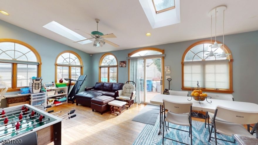 Welcome Home!!! Great opportunity to own in this Beautiful Colonial style home in a Quiet sought after section of town!  First floor welcomes you an All Season Front Porch full of Natural sunlight, coat closet, then features all huge rooms, starting with living room, formal dining room, Kitchen with center Island, Great Room with Cathedral Ceiling & Skylights, Powder room, Patio Door opens up to large deck overlooking Backyard. Upstairs Features 3 Bedrooms, full bath with Stall Shower and Tub. Attic with Pulldown stairs for additional storage. Basement is partially unfinished with laundry area, 2 rooms with plenty of storage Space. Commuters Dream with all Major Public Transportation just minutes away and Much More! Ready for your imagination, this home has endless potential you don't want to miss...